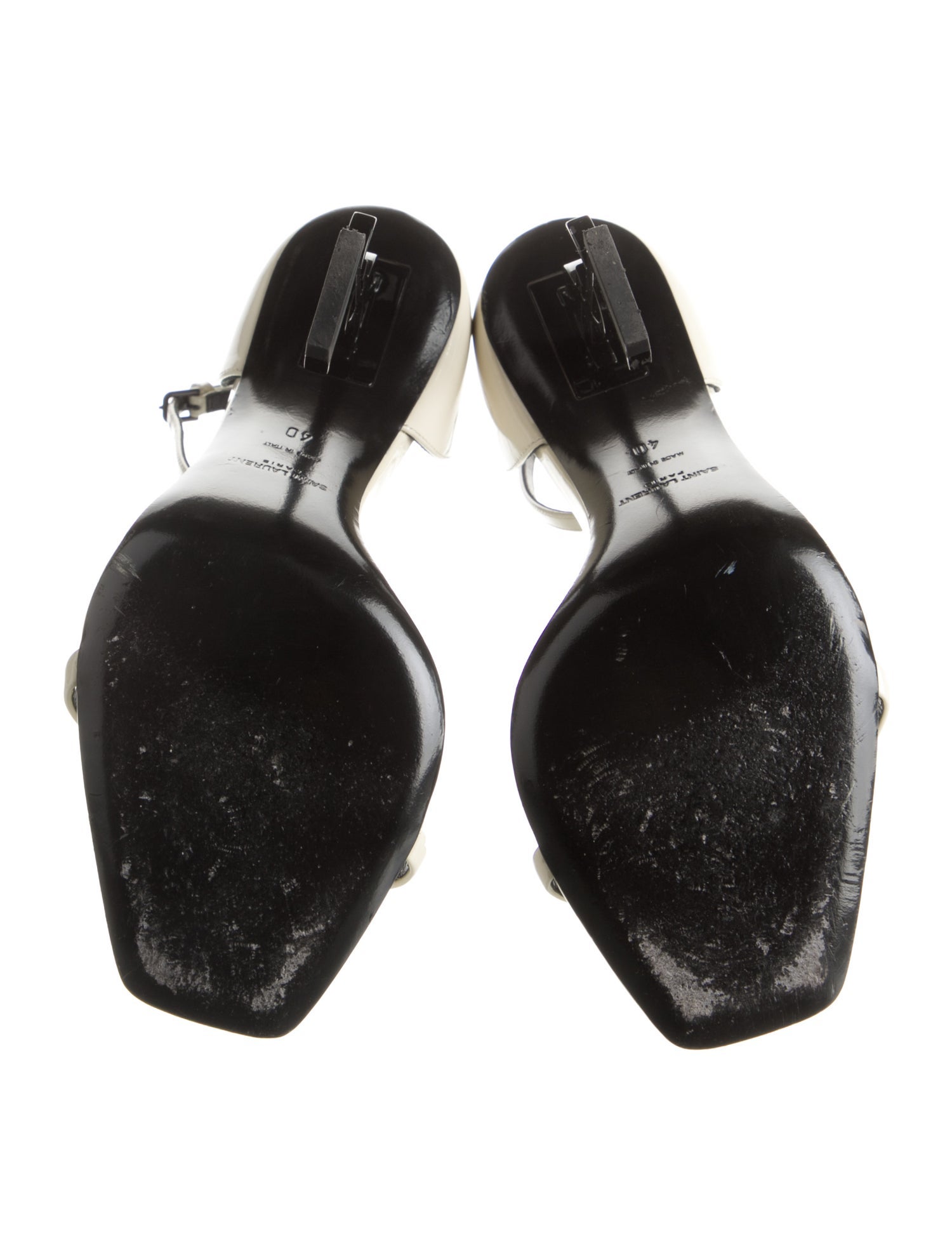 Saint Laurent Patent Leather Sandals